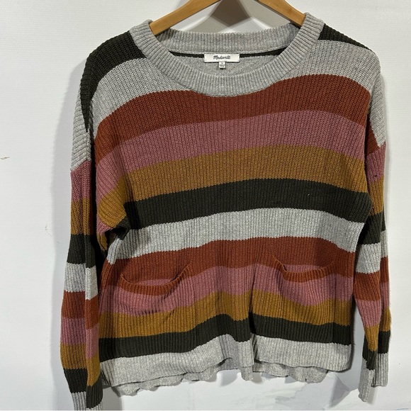 Madewell Sweaters - Madewell striped crewneck sweater